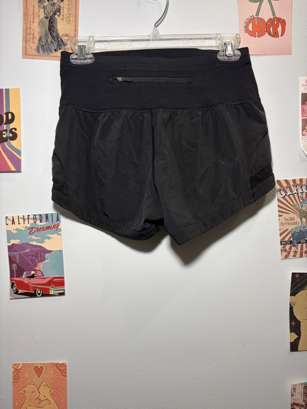 lululemon athletica Black Athletic Running Shorts - Picture 2 of 4